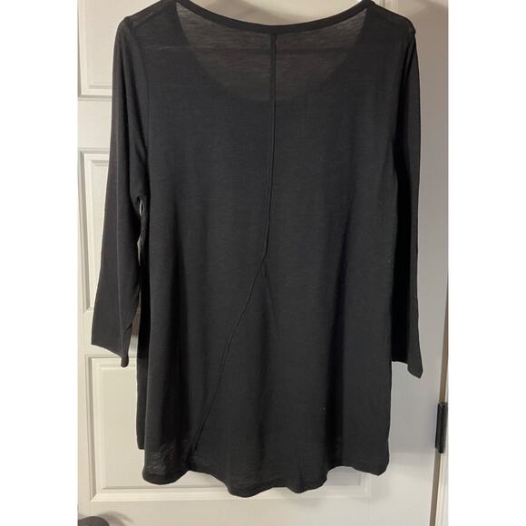 Lucky Brand Graphic Metallic Foil Circle Burst Tee M - Picture 3 of 7